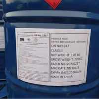 Méthacrylate méthylique de catégorie industrielle de grande pureté MMA monomère CAS 80-62-6 pour l'approvisionnement en vrac de production de résine acrylique et de PMMA