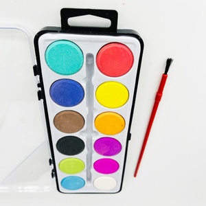 Juego de Acuarelas Sólidas de 12 Colores, Pigmentos Brillantes y Duraderos, Económico de Fábrica, para Estudiantes - Product Image 6