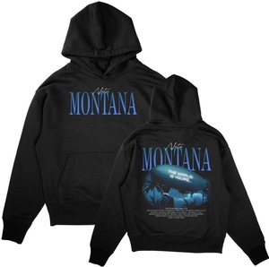 Sudadera con Capucha Gráfica de Metal Negro, 100% Algodón, Corte Regular, Bolsillo Frontal Estampado, Ropa de Otoño - Product Image 5