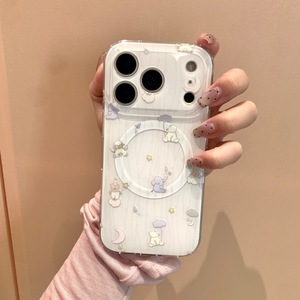 เคสโทรศัพท์แม่เหล็กลายดวงจันทร์รูปสัตว์สไตล์เกาหลีสำหรับ iPhone 17 PRO MAX 16 15 14สำหรับผู้หญิง - Product Image 4