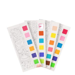 Marque-pages à colorier Mideer 187x78mm, design cartoon, papier réutilisable, pour enfants et adultes - Product Image 3