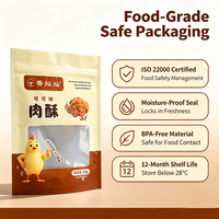 Sachet Doypack OEM ODM avec fermeture éclair, logo personnalisé imprimé, refermable, en plastique, pour l'emballage des produits secs