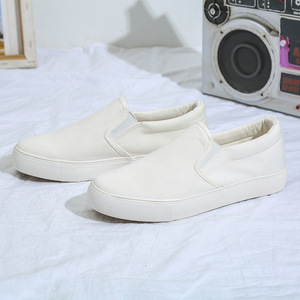 Phong Cách Cổ Điển Màu Đen Và Trắng Vải Sneakers Người Đàn Ông Và Phụ Nữ Của Hợp Thời Trang Giày Với <span class=keywords><strong>Slip</strong></span>-On Giày Dép - Product Image 2