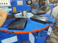Máquina Moldeadora de Suelas de Inyección TR/TPU Rotativa, Totalmente Automática, Directo de Fábrica Tiangang, 80-150 Pares/Hora, Motor 380V
