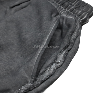 Men's Plus Size Gray Printed Shorts With Elastic Waist And Pockets Casual Style Breathable Knitted Fabric Shorts - Product Image 6