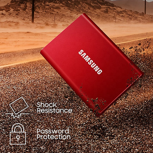 สำหรับ Samsung Portable SSD T7 USB 3.2 500GB 1T 2T USB3.2 Gen 2 ใช้งานร่วมกับ PC, Mac, อุปกรณ์ Android, เครื่องเล่นเกม ของแท้ - Product Image 4