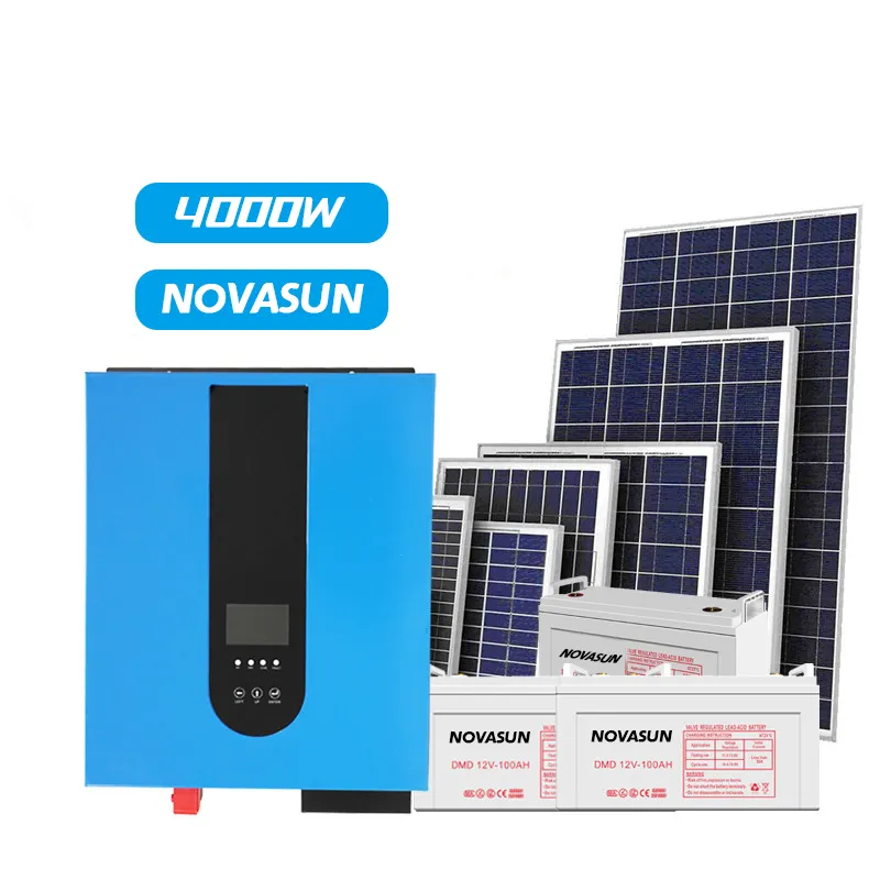 NOVASUN 5KW 10KW15KWモジュールワット効率ソーラールーフタイルシステムソーラーパネル家庭用フラットルーフ取り付けシステム