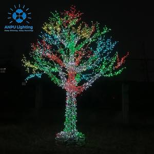 Anpu Lighting - Luz LED Cálida Blanca con Diseño de Árbol, IP65 Impermeable, CRI90, Decoración para Jardín y Festivales al Aire Libre, para <span class=keywords><strong>Navidad</strong></span> y Halloween - Product Image 4
