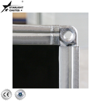 STARLIGHT CHUTES SC TDF Conduit rectangulaire à bride en acier inoxydable, conception graphique pour fumées chimiques, échappement haute température, usage scolaire