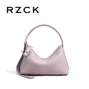 RZCK Sac à main en cuir véritable rose pour femmes, décontracté, personnalisé, vente en gros, style italien, sacs à bandoulière et sacs à main de luxe - Product Image 1