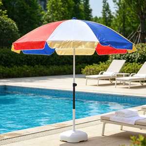 Sombrilla de Playa Portátil de 1m, 1.1m, 1.2m, para Exportación, Lista para Viajar, con Bolsa de Transporte, Protección Solar para Vacaciones - Product Image 1