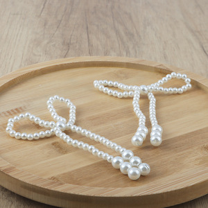 꽃 진주 문자열 진주 체인 연결 구슬 체인 DIY 웨딩 장면 장식 재료 의상 꽃 장식 체인 - Product Image 4