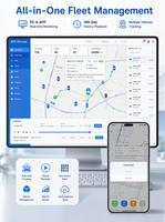 Traceur GPS 2G pour voiture, directement de l'usine, avec alarme SOS, microphone et coupure de carburant à distance pour la gestion de flotte