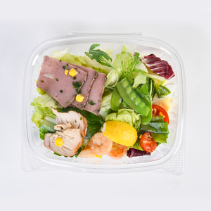 8oz 12oz 16oz 24oz 32oz 64oz Pet rPet dùng một lần rõ ràng vỏ sò hình chữ nhật lấy đi thực phẩm trái cây salad <span class=keywords><strong>Container</strong></span> có nắp đậy - Product Image 4