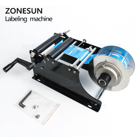 Machine d'étiquetage manuelle pour bouteilles rondes ZONESUN ZS-50