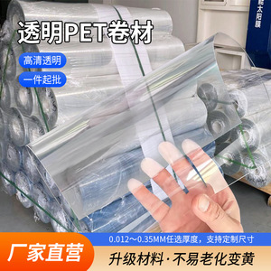 Rouleau de film souple PET 3-4MM transparent, résistant à l'humidité, pour usage alimentaire, MOQ 1000KG pour production multi-extrusion et personnalisation des couleurs - Product Image 2