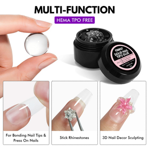 FZANEST HEMA TPO FREE Colle multifonctionnelle pour <span class=keywords><strong>ongles</strong></span> 15ml, Gel adhésif UV pour <span class=keywords><strong>faux</strong></span> <span class=keywords><strong>ongles</strong></span>, colle pour pointes d'<span class=keywords><strong>ongles</strong></span> en gel, gel à presser - Product Image 3