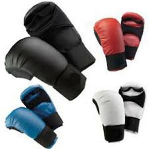 Guantes de entrenamiento de karate con logotipo personalizado Protector de manos Sparring Mitt para Karate y Taekwondo Aprobado por La WKF - Product Image 3