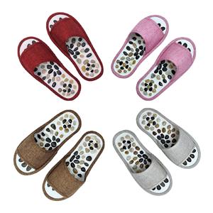 Paare Kiesel Regen Blume Stein Massage Hausschuhe Silikons ohle Indoor Home Fitness Physiotherapie Soft Bottom für Fuß - Product Image 5