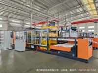Nouvelle machine automatique de formage de boîtes repas en mousse PS, contrôlée par PLC, avec pompe à moteur 380V 204kW, haute sécurité, écologique et performante