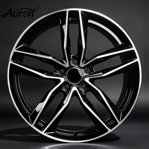 Rueda de Aleación de Aluminio Pulido Auron de 17 Pulgadas, Multirradio, de Una Pieza, para Modificación y Mejora de Automóviles de Pasajeros, Personalizada - Product Image 2