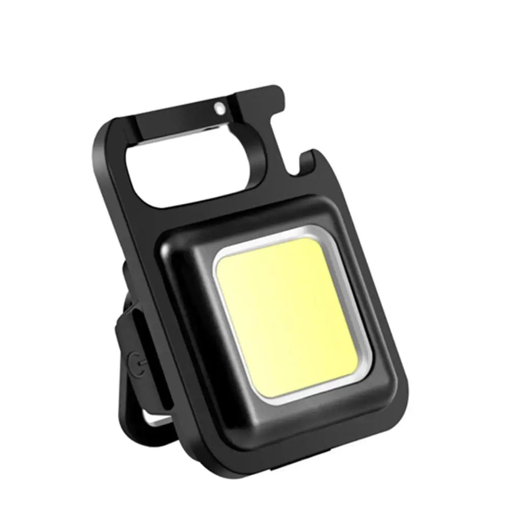 Mini portachiavi ricaricabile EDC torcia a Led torcia elettrica torcia elettrica Lanterna a lungo raggio potente