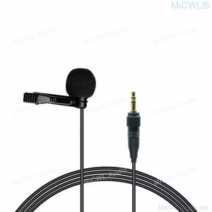 Micrófono de solapa Lavalier ECM7, accesorio negro <span class=keywords><strong>para</strong></span> UWP UTX D21 D11 V1 UTX-B2 Clips de amarre, sistema inalámbrico, Cable de 1,95 m, UWP-D16 - Product Image 6