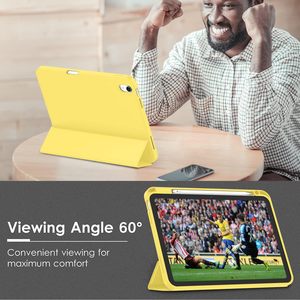 Étui en cuir pliable à trois volets de qualité d'usine avec support magnétique pour <span class=keywords><strong>iPad</strong></span> Pro 12,9 pouces et <span class=keywords><strong>iPad</strong></span> <span class=keywords><strong>Air</strong></span> 13 pouces avec emplacement pour stylet - Product Image 4