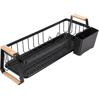 Nouveau style : Égouttoir à vaisselle portable, support de rangement pour cuisine