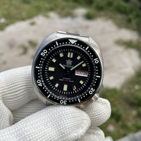 Jam Tangan Selam Turtle STEELDIVE SD1970W Terbaru, Tahan Air 200M, Bezel Keramik, Kaca Safir, Otomatis, Dilengkapi Hari dan Tanggal
