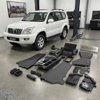 Kit de conversion complet de l'intérieur du Land Cruiser LC120 GX470 avec console centrale et système de navigation du tableau de bord LC250