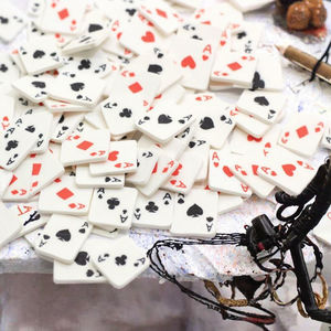 500g rebanadas de arcilla polimérica suave estilo amor corazón patrón de fresa para decoración de boda y regalo DIY Nail Art Crafts - Product Image 3