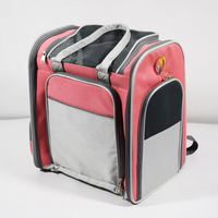 Sac de transport pour animaux de compagnie en maille souple bleue, détachable, avec porte latérale, pour chat et chien, vente chaude aux États-Unis