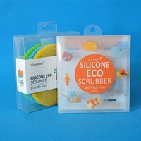 Boîtes pliantes jetables en plastique souple transparent personnalisées pour l'impression, fabriquées en Chine