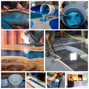 Résine époxy pour bois, résine époxy préfabriquée pour plan de travail de cuisine, résine époxy polyuréthane - Product Image 3