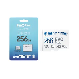 100% Original for Samsung EVO Plus Memory Card 64GB 128GB 256GB 512GB up to 130m/s 4K U3 V30 with SD Adapter