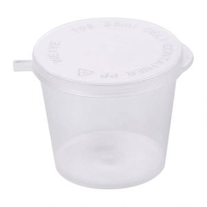 Clear Disposable <b>Plastic</b> Sauce / Food <b>Cup</b> / Bowl / Container With Lids Manufacturer / Wholesaler / Supplier - Product Image 2