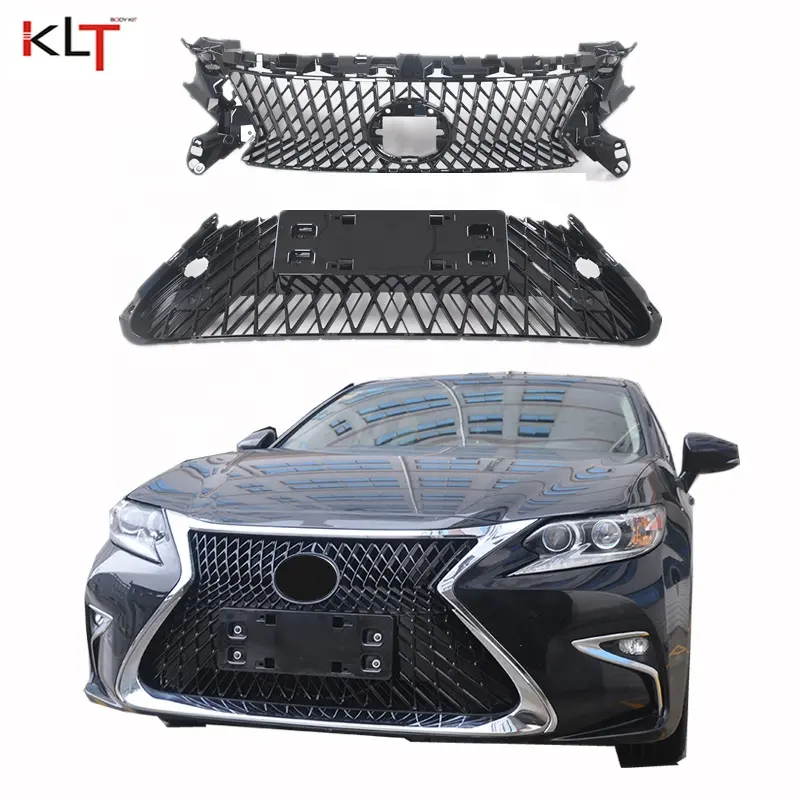 KLT Car front grille for Lexus 2015-2017 ES200 ES250 ES300H upgrade Lexus LS/ ES F-SPORTS