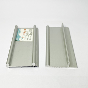 6063 T5 Champagne, profilé de <span class=keywords><strong>porte</strong></span> <span class=keywords><strong>coulissante</strong></span> de cuisine en aluminium anodisé sablage - Product Image 2