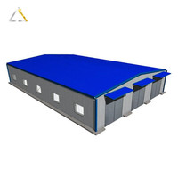 Cadre spatial de toit pour espace 2020 kg, grand entrepôt, Structure de dôme, suspension d'avion de construction en acier isolé prédestinée