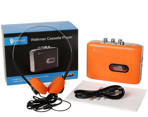เครื่องเล่นเทปคาสเซ็ตพกพา TON771 รุ่นสั่งทำพิเศษ แปลงเทปเป็น MP3 วิทยุ AM FM ไมโครโฟนในตัว แบตเตอรี่แบบชาร์จได้ เครื่องเล่นวอล์คแมนสไตล์เรโทร สเตอริโอ - Product Image 6