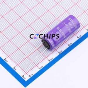 Supercondensateur BCV3R0M206YS1B30A2N, composant traversant (THT), condensateur D12.5xL30mm 20F 20% 3V 62uA@72hrs - Product Image 1