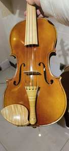 Violín 4/4 Estilo <span class=keywords><strong>Barroco</strong></span>, Tapa de Abeto, Fondo de Arce Flameado, Diapasón de Ébano, Sonido Dulce, Barniz Spirit, Cuerdas de Nailon, Venta al Por Mayor - Product Image 4