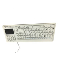 IP68 étanche touchpad clavier industriel en silicone