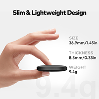 Dispositif de suivi GPS pour véhicules et bagages, étanche, batterie rechargeable, télécommande, sans abonnement, fonctionne avec Find My Smart Tag