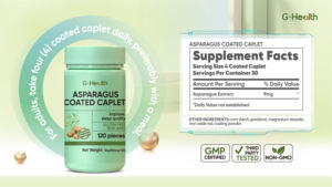 Kapsul Ekstrak <span class=keywords><strong>Asparagus</strong></span> G-Health Sumber Tumbuhan Alami Murni Mendukung Imunitas Antioksidan Mendukung Kesehatan Otak Bebas Gluten - Product Image 2