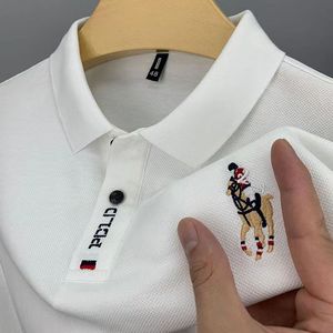 Custom Wholesale Polo Homme High Quality Embroidered Logo Knit Fabric Plus Size Golf Polo T Shirt for Men