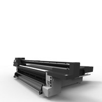 Impresora Plana UV de Inyección de Tinta Híbrida Digital Automática Multifuncional de Gran Formato, Nueva, de Alta Resolución, con Pantalla Táctil, para Interiores