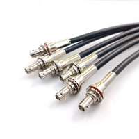 Conector de crimpado macho BNC 75 Ohm Mini RG59 Belden Riser 1855A 6G-SDI 4K UHD Cable de vídeo HD Conector BNC coaxial de cobre para SDI