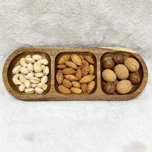 ถาดไม้ขนาดเล็กคุณภาพสูงสไตล์เรียบง่ายสำหรับใส่ผลไม้อบแห้งหรือเทียน ขายส่งจากโรงงาน - Product Image 5